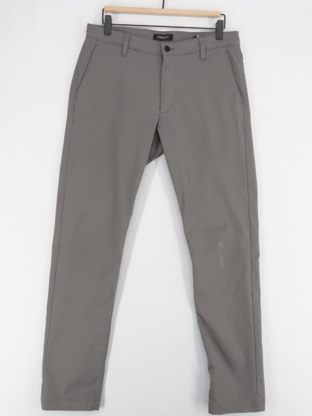 Proof Nomad Pants Mens 32 Gray Slim Fit Performance Chino Stretch Travel